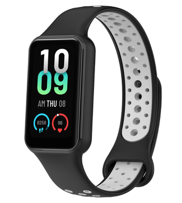 Ремешок DK Silicone Sport Band Nike для Xiaomi Redmi Smart Band 2 (016243) (black / grey) 016243-960 фото