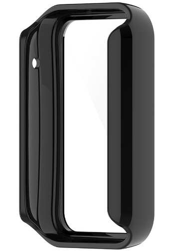 Чехол-накладка DK Пластик Gloss Glass Full Cover для Xiaomi Mi Band 7 Pro (black) 015202-124 фото