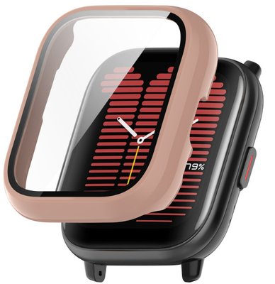 Чехол-накладка DK Пластик Gloss Glass Full Cover для Xiaomi Amazfit Active (A2211) (pink) 017523-373 фото