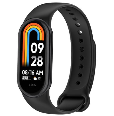 Ремінець CDK для Xiaomi Mi Smart Band 9 | Silicone Sport Band (015812) (black) 018015-124 фото