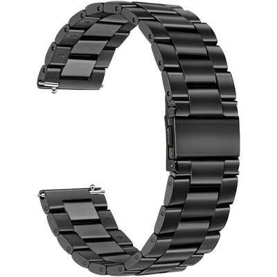 Ремінець CDK Metal Fitlink Steel Watch Band 20mm для Xiaomi Amazfit Bip S (A1805 / A1916) (012873) (black) 013120-124 фото