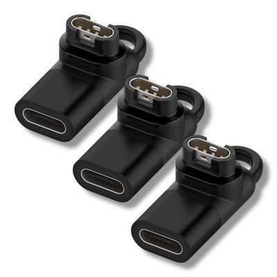 Перехідник 3 шт CDK для Garmin Bounce | Type-C / USB-C (014445) (black) 022768-124 фото