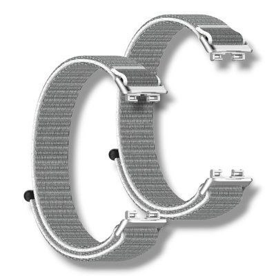 Ремінець 2 шт CDK для Huawei Band 10 | Nylon Sport Loop (018021) (seashell) 021826-967 фото