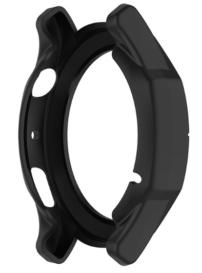 Чохол-бампер DK Силікон Outlines для Xiaomi Amazfit Cheetah / Cheetah Pro (A2292 / A2294) (black) 017127-124 фото