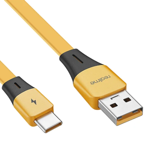 Кабель Data Cable SuperDart / Super Vooc 65W / 6A 1m USB на Type-C / USB-C для Realme (yellow) 015800-011 фото