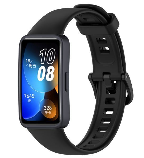 Ремінець 2 шт CDK для Huawei Band 10 | Silicone Sport Band Classic (016235) (black) 021838-124 фото
