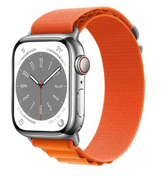 Ремешок CDK для Apple Watch 41mm (Series 7 / 8 / 9) | Polyester Alpine Loop (015173) (orange) 018044-123 фото