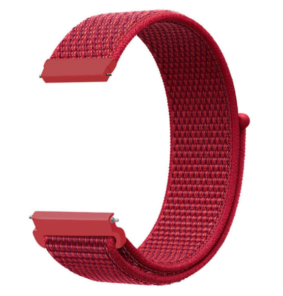 Ремешок CDK Nylon Sport Loop 20mm для Samsung Galaxy Watch3 (R850 / R855) 41mm (012415) (red) 012479-126 фото