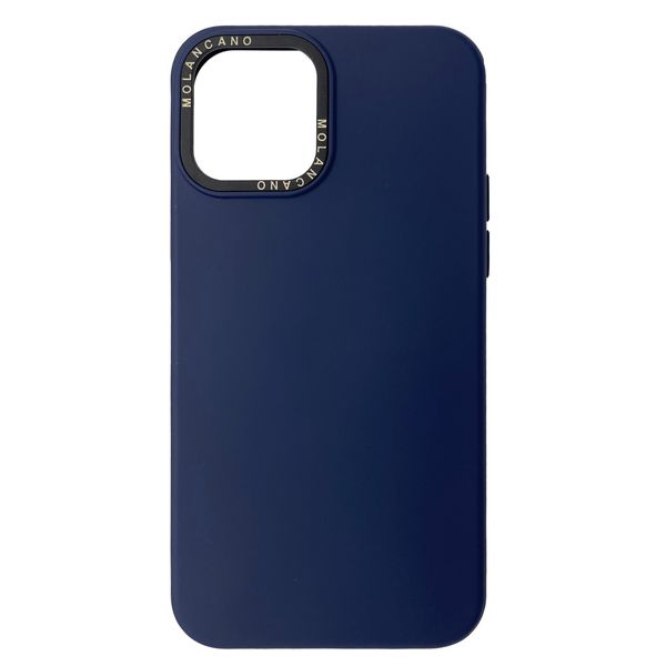 Чехол-накладка Silicone Molan Cano SF Jelly MIXXI для Apple iPhone 12 Pro Max (dark blue) 012782-831 фото