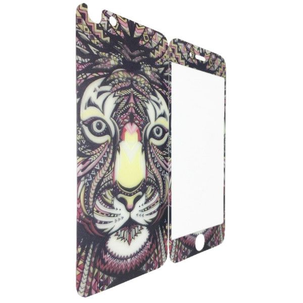 Защитное стекло DK Luxo Animal back / face для Apple iPhone 6 / 6S (тигр) 00884 фото