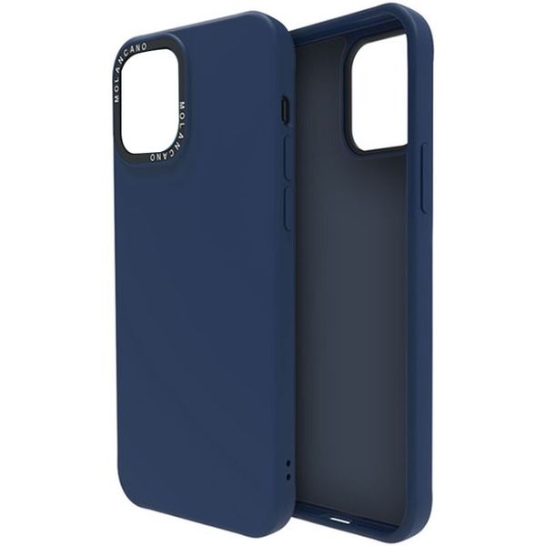 Чехол-накладка Silicone Molan Cano SF Jelly MIXXI для Apple iPhone 12 Pro Max (dark blue) 012782-831 фото