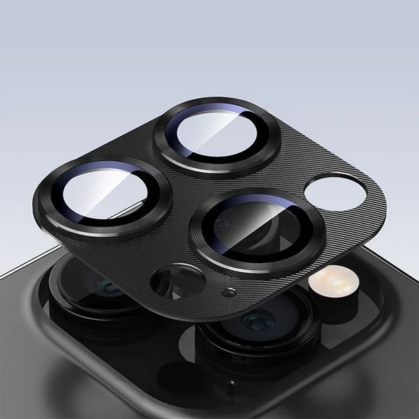 Защитное стекло 2шт CDK для Apple iPhone 15 Pro | на камеру CD Metal Armor (017830) (black) 022651-062 фото