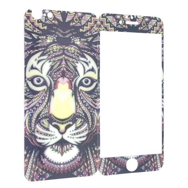 Защитное стекло DK Luxo Animal back / face для Apple iPhone 6 / 6S (тигр) 00884 фото