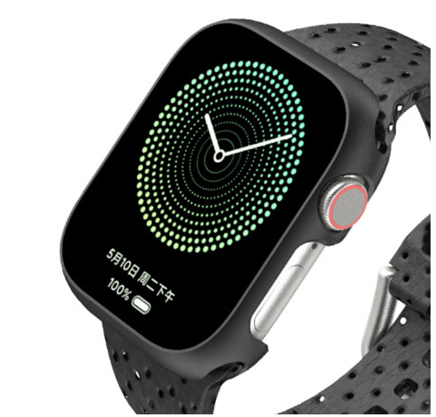 Чохол-накладка DK Пластик Soft-Touch Glass Full Cover для Apple Watch 41 mm (015071) (black) 015071-124 фото