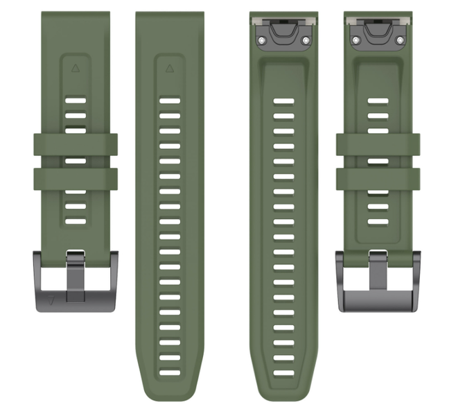 Ремешок CDK Silicone Sport Band Classic 26mm для Garmin Tactix Charlie (015187) (green) 015369-133 фото