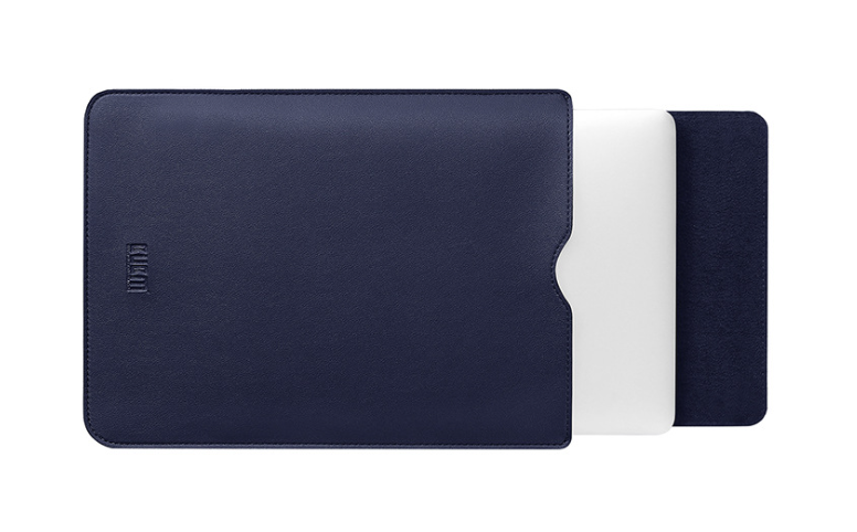 Чехол-конверт Bubm Эко-кожа Vertical Liner Bag Protective Sleeve для Ноутбука 15" (dark blue) 015531-022 фото
