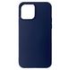 Чохол-накладка Silicone Molan Cano SF Jelly MAI XI для Apple iPhone 12 Pro Max 6.7" (dark blue) 012782-831 фото 4