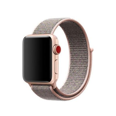 Ремешок CDK для Apple Watch 42mm (Series 10) | Nylon Sport Loop (09038) (pink sand) 018051-158 фото