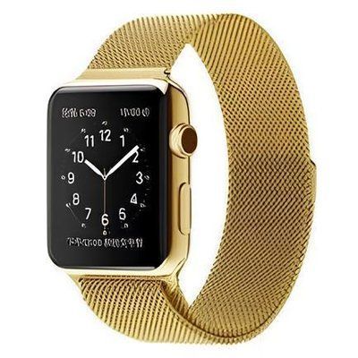 Ремешок CDK для Apple Watch 41mm (Series 7 / 8 / 9) | Металл Milanese Loop (05526) (gold) 018050-228 фото