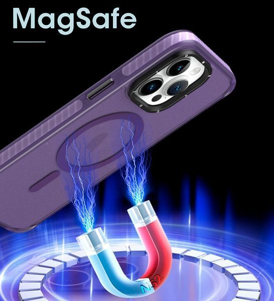 Чехол-накладка DK для Apple iPhone 14 Pro Max | MagSafe Composite Matte (deep purple) 018492-061 фото