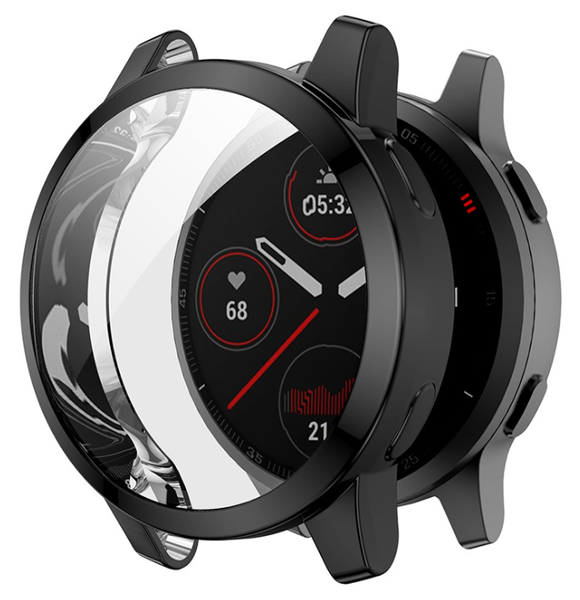 Чохол-накладка DK Silicone Face Case для Garmin Vivoactive 4 (016335) (black) 016335-124 фото