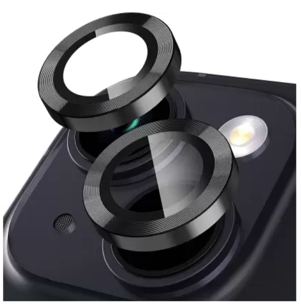 Захисне скло на камеру DK Lens Metal Ring Eagle Eye для Apple iPhone 13 (015731) (black) 015731-062 фото