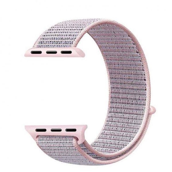 Ремешок CDK для Apple Watch 42mm (Series 10) | Nylon Sport Loop (09038) (pink sand) 018051-158 фото