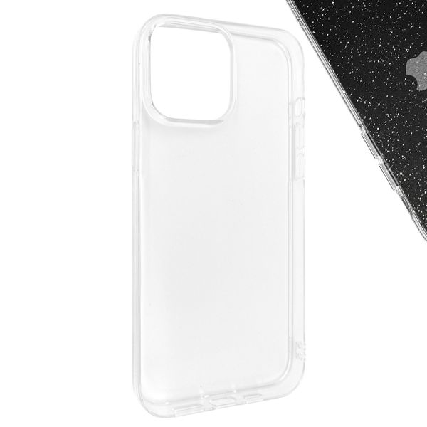 Чехол-накладка Silicone Molan Cano Jelly Glitter Clear Case для Apple iPhone 15 Pro Max (clear) 017243-114 фото