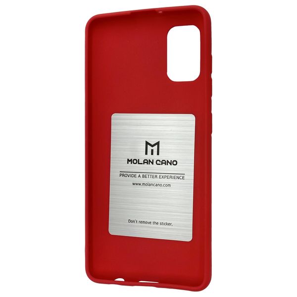 Чохол-накладка Silicone Hana Molan Cano для Samsung A41 / A415 (red) 010294-120 фото