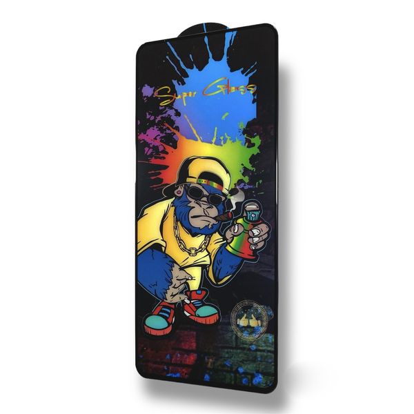 Захисне скло DK Full Glue 3D Monkey для Samsung Galaxy A71 (A715) (016289) (black) 016289-062 фото