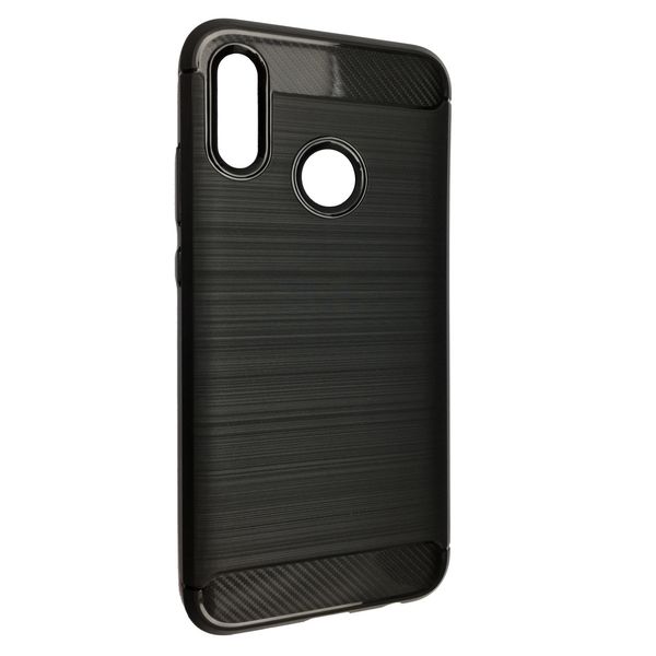 Накладка силікон CDK Carbon Steel для Honor 10 Lite (08343) (black) 015054-076 фото