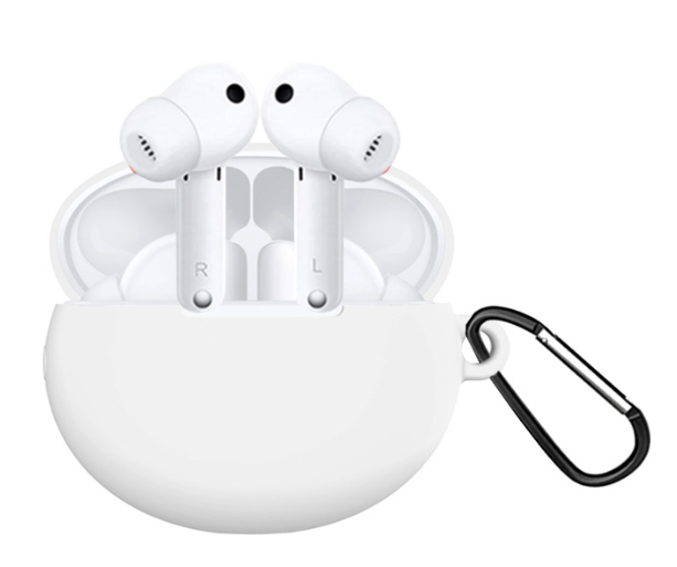 Чехол-накладка DK Silicone Candy Friendly с карабином для Huawei FreeBuds 4i (white) 011591-066 фото