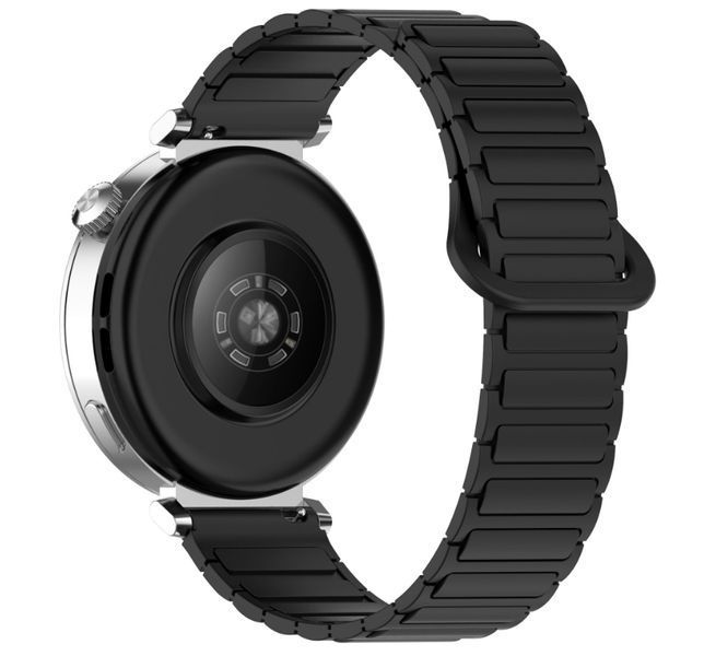 Ремінець CDK для Gelius Pro GP-SW003 | 20mm Silicone Shaped Magnetic Band (018822) (black) 019047-124 фото