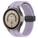 Ремешок CDK Silicone Sport Magnetic "S" для Samsung Galaxy Watch5 (R910 / R915) 44mm (015835) (viola / black) 016018-084 фото 1