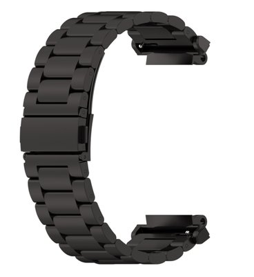 Ремінець DK Metal Fitlink Steel Watch Band для Xiaomi Amazfit T-Rex 2 (A2169) (black) 017525-124 фото