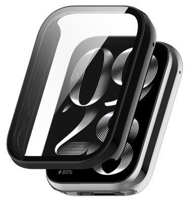 Чохол-накладка DK для Xiaomi Mi Smart Band 9 Pro | Пластик Gloss Glass Full Cover (black) 018829-124 фото