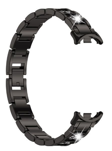 Ремінець DK Metal Band Fitlink Diamond для Xiaomi Mi Band 8 (black) 016444-124 фото