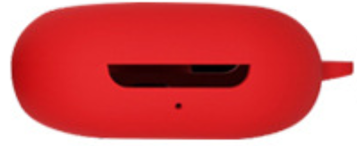 Чехол-накладка DK Silicone Candy Friendly с карабином для Oppo Enco W11 / W12 (red) 013148-074 фото