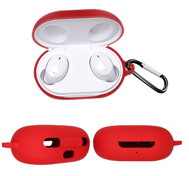 Чехол-накладка DK Silicone Candy Friendly с карабином для Oppo Enco W11 / W12 (red) 013148-074 фото