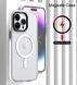 Чехол-накладка DK для Apple iPhone 14 | MagSafe Composite Matte (clear) 018490-114 фото 2