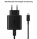 Зарядное устройство + Кабель PD 45W Type-C Travel Adapter для Samsung (EP-TA845) (OEM) (black) 012674-115 фото 2