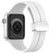 Ремешок DK для Apple Watch 38mm (Series 1 / 2 / 3) | Silicone Sport Magnetic (017247) (white / silver) 017247-080 фото 1