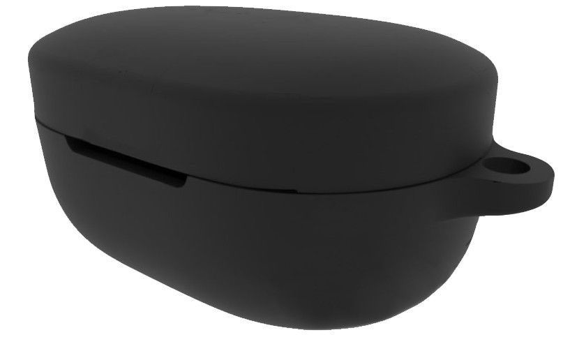 Чехол-накладка DK Silicone Candy Friendly с карабином для Xiaomi Redmi AirDots 3 (black) 011593-064 фото