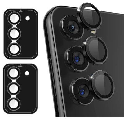 Захисне скло на камеру 2шт CDK для Samsung Galaxy S24+ (S926) | Metal Ring Eagle Eye (017692) (black) 019624-062 фото