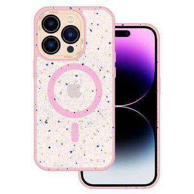Чехол-накладка DK для Apple iPhone 12 Pro Max | MagSafe Composite Matte Splash (pink) 018518-106 фото