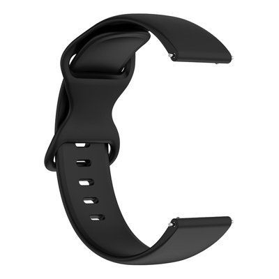 Ремінець CDK для Samsung Watch4 (R860 / R865) 40mm | "L" 20mm Silicone Sport Band Double Loop (023335) (black) 023392-124 фото