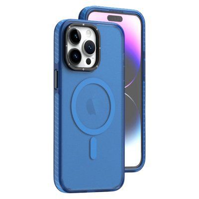 Чехол-накладка DK для Apple iPhone 13 Pro Max | MagSafe Composite Matte (blue) 018489-077 фото