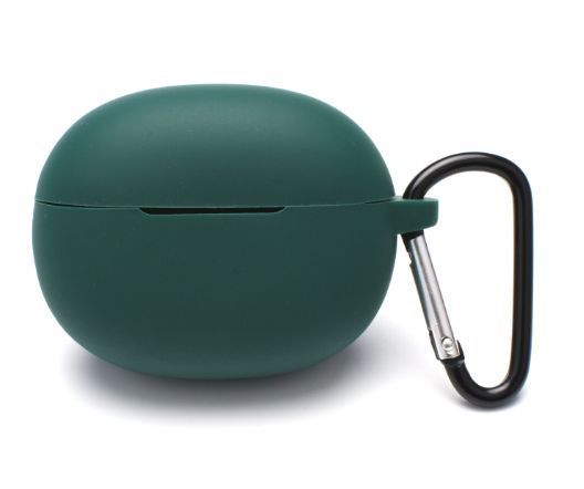 Чохол для Realme Buds T110 | Silicone Candy Friendly з карабіном (016038) (green) 018644-071 фото