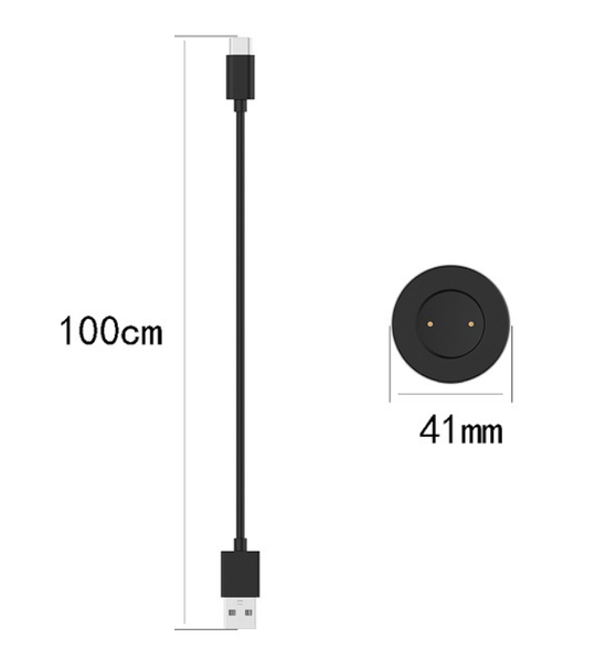 Зарядний пристрій CDK кабель (1m) USB для Huawei Watch GT 46 mm (012694) (black) 013007-124 фото