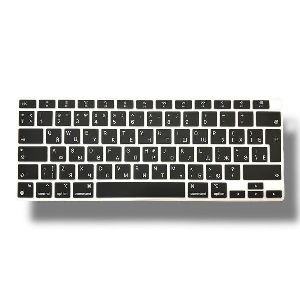Накладка силикон на клавиатуру для Apple MacBook Air 13" Retina A2179 / A2337 (2020) UK (black) 010466-722 фото
